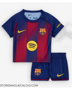 Barcelona Maglia Gara Casa Repliche 2025-26 Bambino Maniche Corte